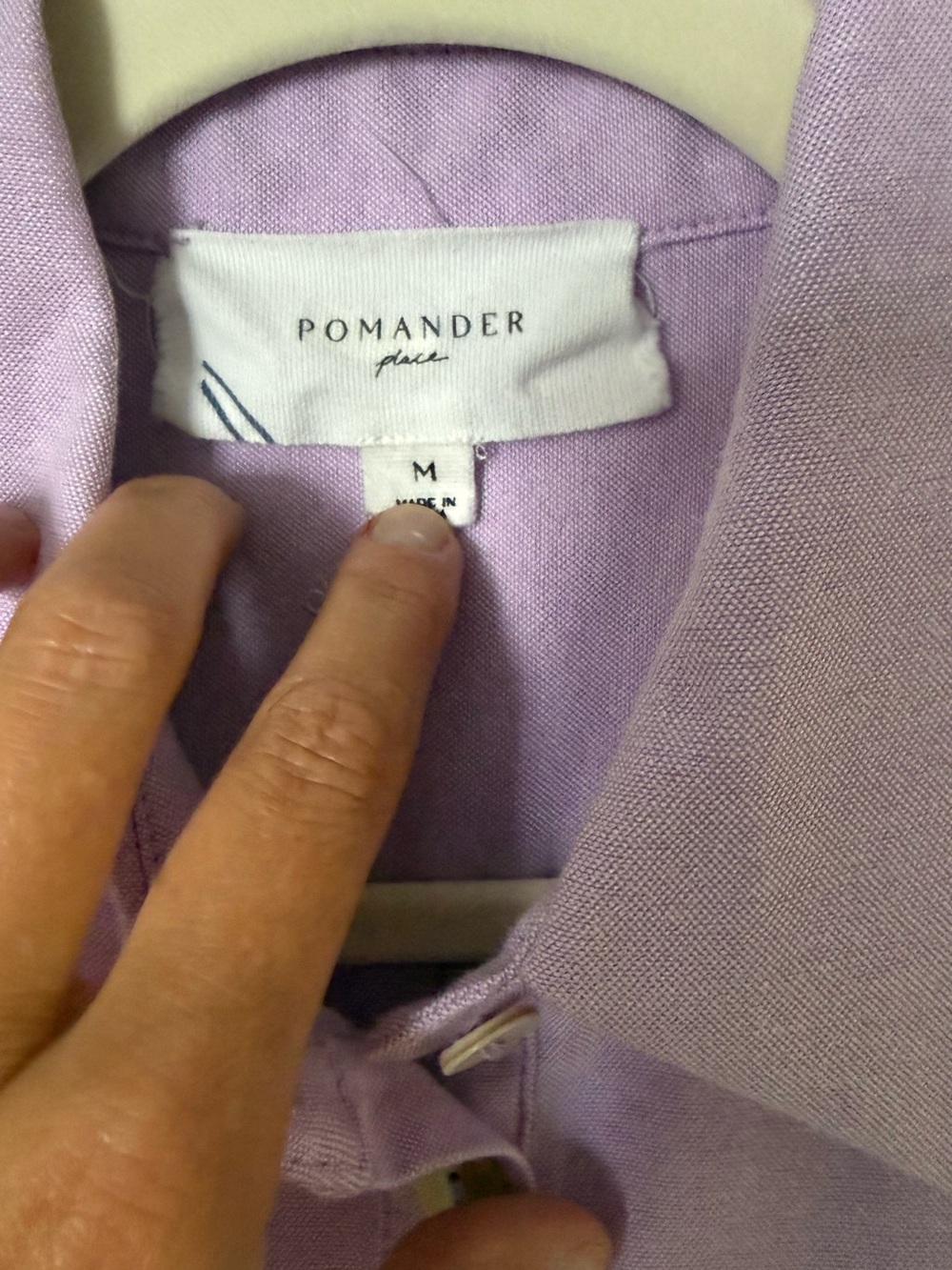 Tuckernuck Pomander Place Lavender Button-Down Dress - Picture 4 of 6
